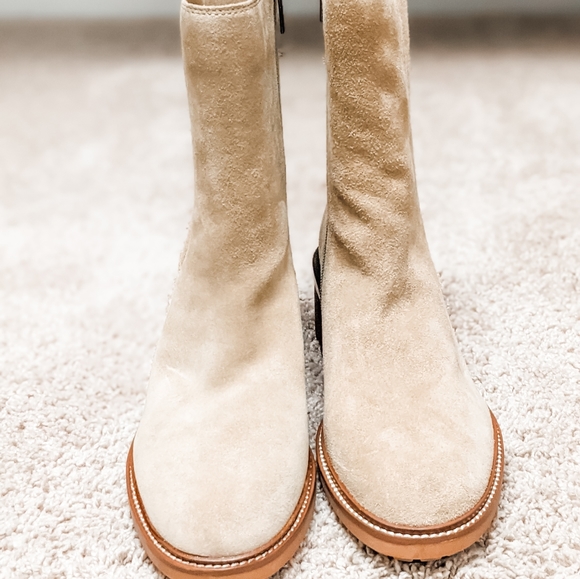 Vince Camuto Kourtley boot in tortilla suede (brand new) - Picture 6 of 8